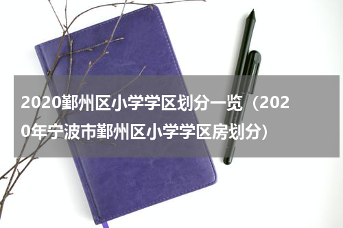 2020鄞州区小学学区划分一览（2020年宁波市鄞州区小学学区房划分）