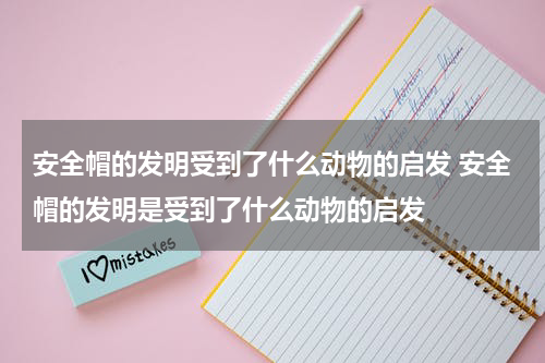 安全帽的发明受到了什么动物的启发 安全帽的发明是受到了什么动物的启发