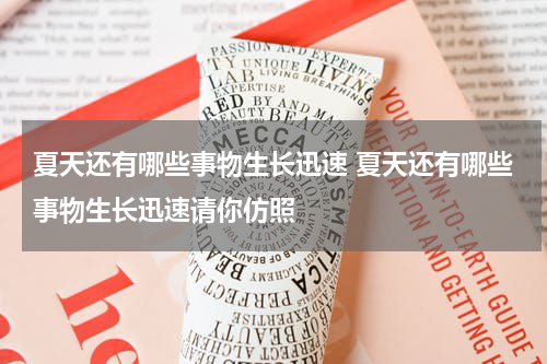 夏天还有哪些事物生长迅速 夏天还有哪些事物生长迅速请你仿照