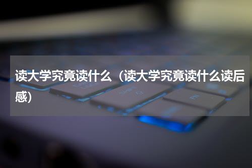 读大学究竟读什么（读大学究竟读什么读后感）