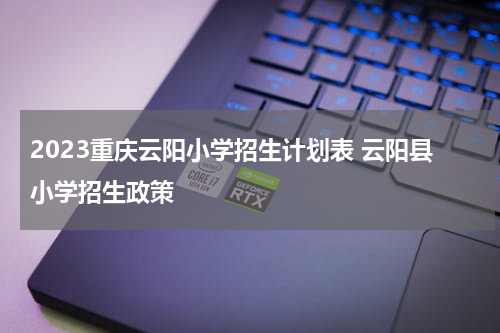 2023重庆云阳小学招生计划表 云阳县小学招生政策