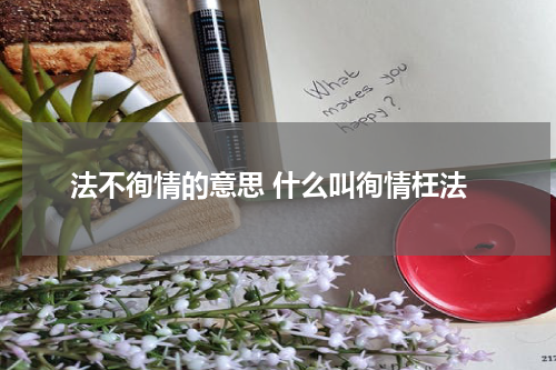 法不徇情的意思 什么叫徇情枉法