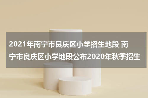 2021年南宁市良庆区小学招生地段 南宁市良庆区小学地段公布2020年秋季招生