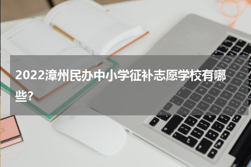 2022漳州民办中小学征补志愿学校有哪些？