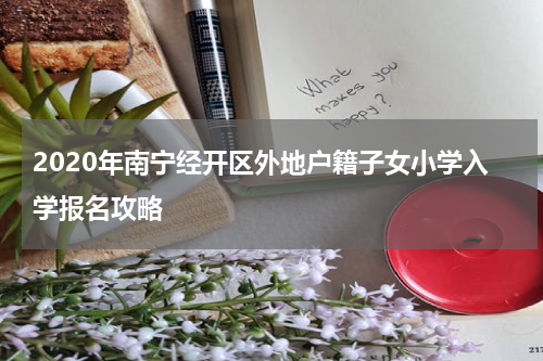 2020年南宁经开区外地户籍子女小学入学报名攻略