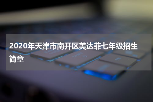 2020年天津市南开区美达菲七年级招生简章