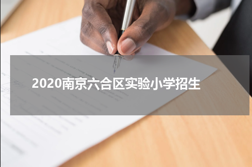 2020南京六合区实验小学招生