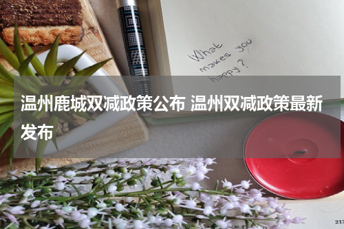 温州鹿城双减政策公布 温州双减政策最新发布