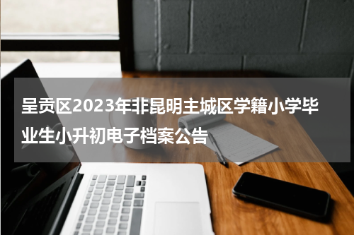 呈贡区2023年非昆明主城区学籍小学毕业生小升初电子档案公告