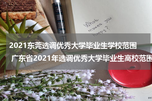 2021东莞选调优秀大学毕业生学校范围 广东省2021年选调优秀大学毕业生高校范围