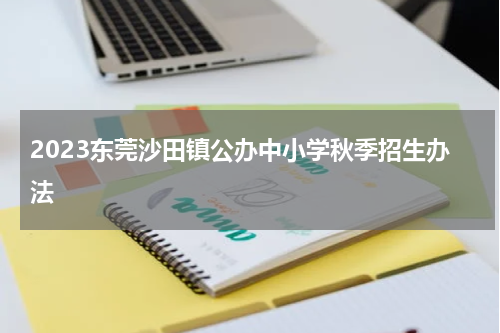 2023东莞沙田镇公办中小学秋季招生办法