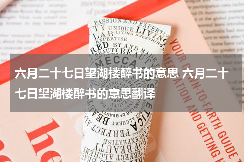 六月二十七日望湖楼醉书的意思 六月二十七日望湖楼醉书的意思翻译