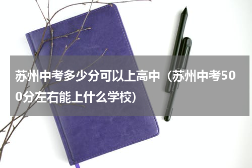 苏州中考多少分可以上高中（苏州中考500分左右能上什么学校）