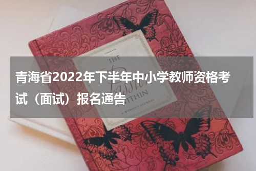 青海省2022年下半年中小学教师资格考试（面试）报名通告