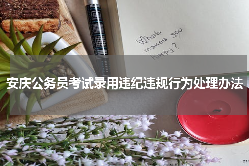 安庆公务员考试录用违纪违规行为处理办法
