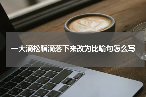 一大滴松脂滴落下来改为比喻句怎么写