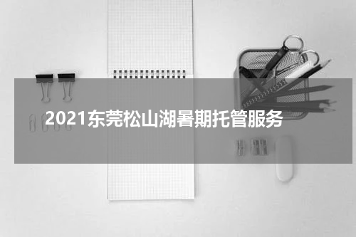 2021东莞松山湖暑期托管服务