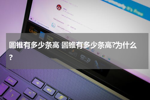 圆锥有多少条高 圆锥有多少条高?为什么?
