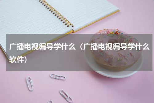 广播电视编导学什么（广播电视编导学什么软件）