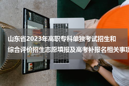 山东省2023年高职专科单独考试招生和综合评价招生志愿填报及高考补报名相关事项公告