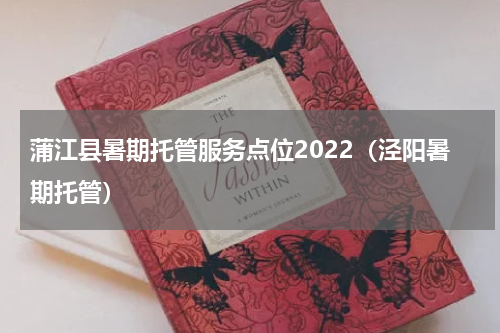 蒲江县暑期托管服务点位2022（泾阳暑期托管）