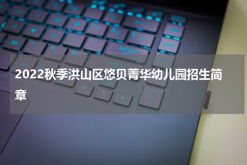 2022秋季洪山区悠贝菁华幼儿园招生简章