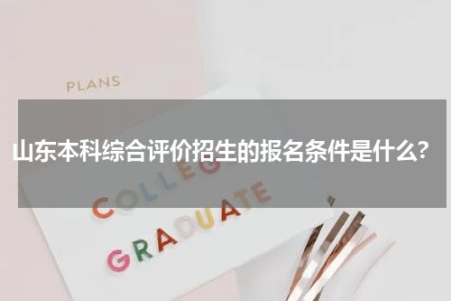 山东本科综合评价招生的报名条件是什么?