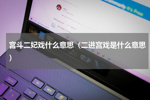 宫斗二妃戏什么意思（二进宫戏是什么意思）