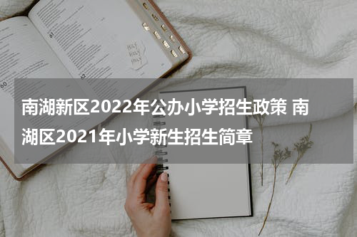 南湖新区2022年公办小学招生政策 南湖区2021年小学新生招生简章
