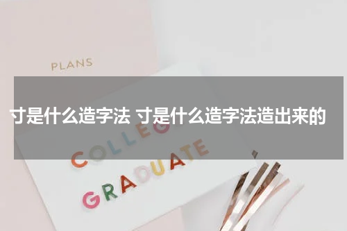 寸是什么造字法 寸是什么造字法造出来的