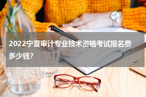 2022宁夏审计专业技术资格考试报名费多少钱？