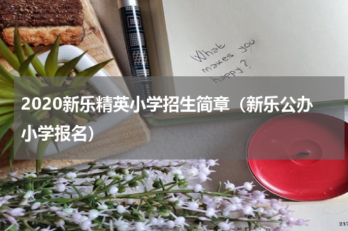 2020新乐精英小学招生简章（新乐公办小学报名）