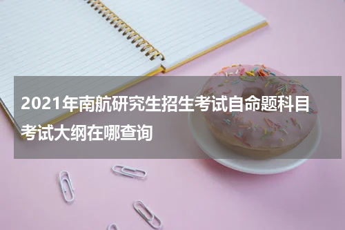 2021年南航研究生招生考试自命题科目考试大纲在哪查询