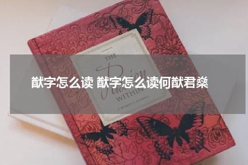 猷字怎么读 猷字怎么读何猷君燊