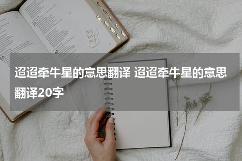 迢迢牵牛星的意思翻译 迢迢牵牛星的意思翻译20字