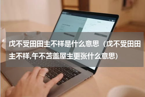 戊不受田田主不祥是什么意思（戊不受田田主不祥,午不苫盖屋主更张什么意思）