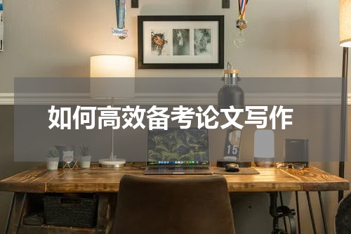  如何高效备考论文写作