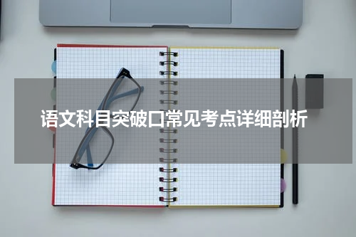  语文科目突破口常见考点详细剖析