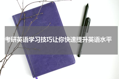  考研英语学习技巧让你快速提升英语水平