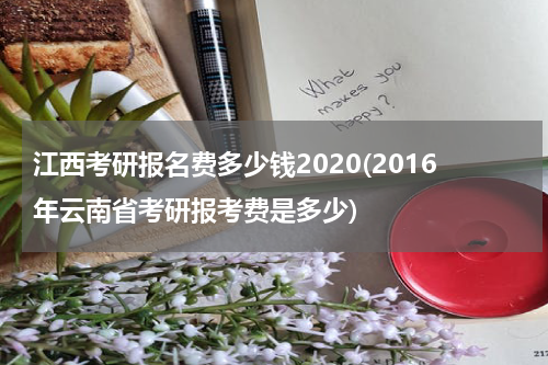 江西考研报名费多少钱2020(2016年云南省考研报考费是多少)