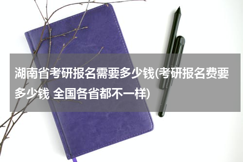 湖南省考研报名需要多少钱(考研报名费要多少钱 全国各省都不一样)