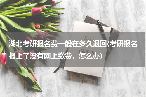 湖北考研报名费一般在多久退回(考研报名报上了没有网上缴费，怎么办)