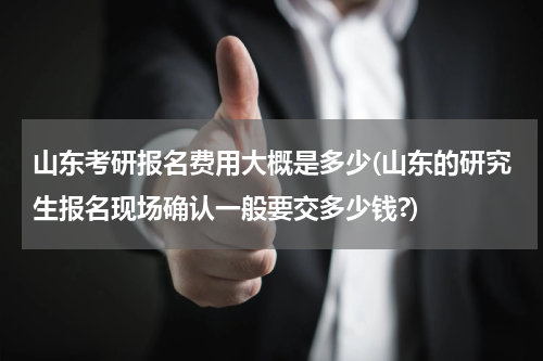 山东考研报名费用大概是多少(山东的研究生报名现场确认一般要交多少钱?)